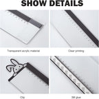 2pcs Office Desk Accessories Monitor Memo Board Computer Message Board Office - Image 3