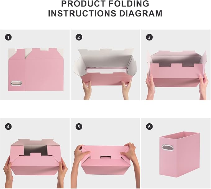 Oterri Cardboard File Organizer Box - Image 4