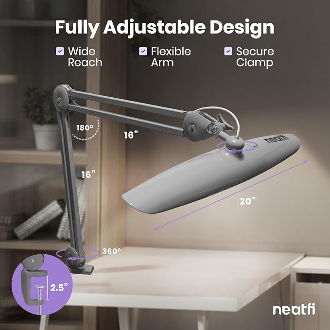 Neatfi XL 2, 200 Lumens LED Desk Lamp - Image 7