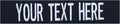 Custom Uniform Name Tapes Solid Colors. Dark Blue Fabric, 3.5 Inch Sew on by NORTHERNSAFARI