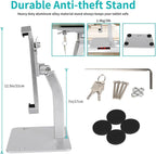 YOOZ Anti Theft Tablet Holder, Secure Desktop iPad Mount Lock, All Metal - Image 6