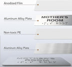 Office Signs with Raised Text & Grade 2 Braille, Brushed Aluminum/Silver Finish - Image 3