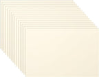 Guakicae 60 Sheets Cream Cardstock 4 x 6 Ivory Paper, 300gsm/110lb Heavyweight by Guakicae