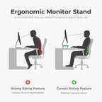 loukin Dual Monitor Stand Riser - Image 6