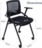 30 Pack Foldable Office Chairs - Image 3