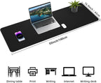 AFIING Leather Desk pad Protector, Large Non-Slip Office Desk Mat - Image 2