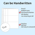 STARLIBOO Removable Colored Labels Stickers, 3X5 Inch Removable Large Label - Image 3