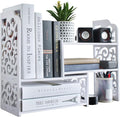 YGYQZ Desk Shelves Desktop Orgnizer Shelf-White Office Organization by YGYQZ