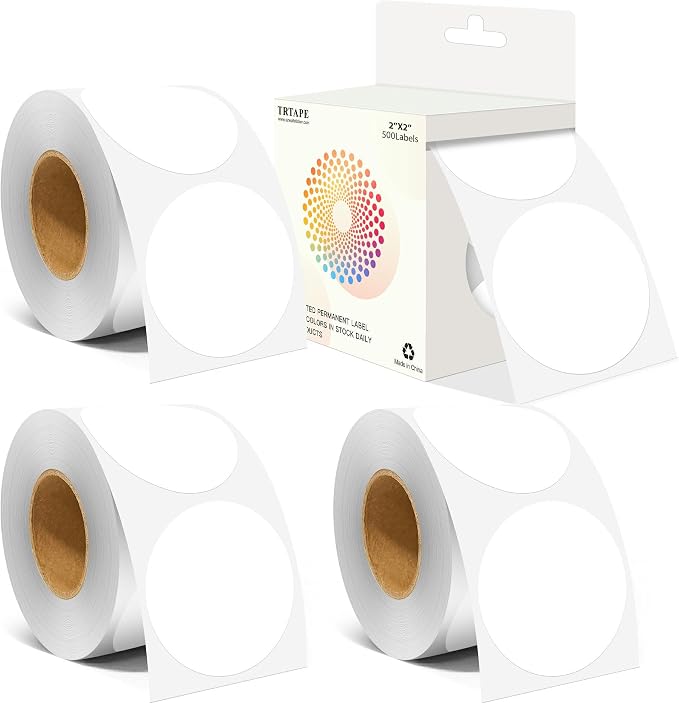 2 Inch Color Coding Round Labels by Unknown