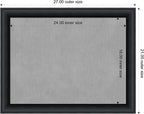 Amanti Art Black Framed Magnetic Board 21x27 Medium Vision Board - Image 4