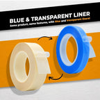 WOD SPT7A UHMW Polyethylene Transparent Film Slick Tape, 1/2 inch x 10 ft. - Image 5