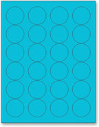 NextDayLabels - 8-1/2 x 11 Neon Color High Light Fluorescent Labels by NextDayLabels