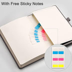EMSHOI Graph Paper Notebook 256-Page A5 Grid Journal, PU Leather Hardcover - Image 5