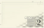BookFactory Ledger Sheets/Large 2 Column Accounting Ledger Columnar Loose Leaf by BookFactory