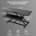 37 Inch Standing Desk Converter - Image 2