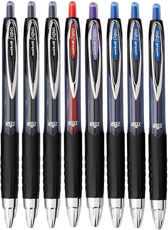 Advantage Gifts Signo 207 Roller Ball Retractable Gel Pens, Medium Point by Advantage+Gifts