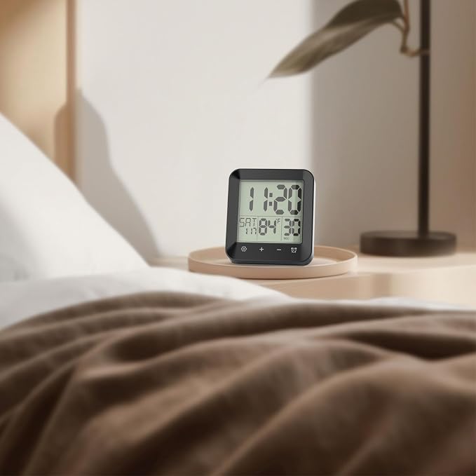 Wisoee Waterproof Shower Clock Timer, Bathroom Clock - Image 9