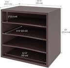 Ballucci 4-Tier Paper Organizer, Desk File Organizer, Stackable Letter Tray - Image 3