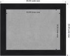 Amanti Art Black Framed Magnetic Board 23x29 Medium Vision Board - Image 2