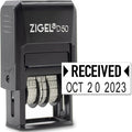 ZIGEL D50 Date Stamp with Received by ZIGEL