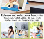 JUSDIQIR Cell Phone Stand for Desk Foldable Cell Phone Holder Desk Tablet - Image 5