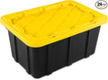 Sterilite 24-Pack Industrial Tote, Plastic Storage Container Bins by Sterilite
