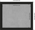 Amanti Art Black Framed Magnetic Board 23x27 Medium Vision Board - Image 4
