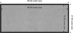 Amanti Art Black Framed Magnetic Board 21x49 Oversize Vision Board - Image 4