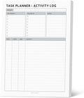 Task Planner & Tracker 8.5 x 11 Tear-Off 70 Sheet Planner Pad – Project by Emblissom