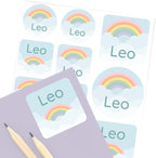 Large Name Labels for Kids by Teddylabels
