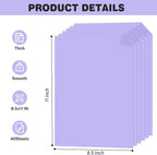 Cardstock 8.5 X 11, 40 Sheets, Light Purple Card Stock, 75lb/ 200gsm Copy Paper - Image 2