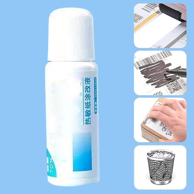Liquid paper Correction Fluid|Thermal Paper Data Protection Fluid - Image 2