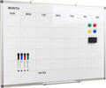 Comix Magnetic Dry Erase Calendar Whiteboard, 36 x 24 Inches Monthly Calendar by Comix
