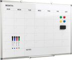 Comix Magnetic Dry Erase Calendar Whiteboard, 36 x 24 Inches Monthly Calendar by Comix