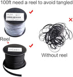 100ft - 1/8 inch PET Expandable Braided Sleeving – Black – Alex Tech Braided - Image 6