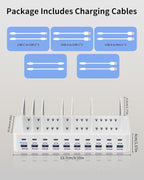 270W Charging Station for Multiple Devices, 20-Port USB Fast Charging Station - Image 8