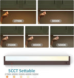 Leetdud LED Under Cabinet Lighting Hardwired or Plug in, 40 Inch 20W, Dimmable - Image 3