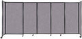 Versare Straightwall Sliding Portable Wall Partition | Freestanding Office by VERSARE