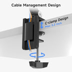 suptek Aluminum Alloy Cell Phone Desk Mount Stand 360° Tablet Stand and Holders - Image 8