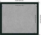 Amanti Art Black Framed Magnetic Board 44x52 Oversize Vision Board - Image 4