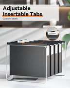 Ansook Plastic Hanging File Folders Letter Size, Upgrade 2" Extra Capacity - Image 5