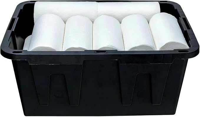 4-Pack Heavy Duty 27 Gallon Plastic Storage Bins - Image 4