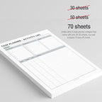 Task Planner & Tracker 8.5 x 11 Tear-Off 70 Sheet Planner Pad – Project - Image 3