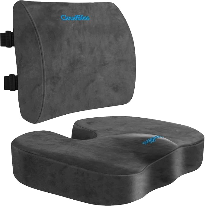 CloudBliss Seat Cushion, Office Chair Cushions, Car Seat Cushion, Lumbar by CloudBliss