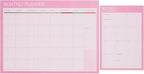 Didiseaon 2pcs Weekly and Monthly Schedule Notepad Undated Planner by Didiseaon