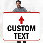 Custom Arrow, Custom Directional Sign, Up Arrow, 36x48 Inches, Rust Free DiBound - Image 2