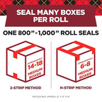 Scotch Secure Seal Packing Tape, Ultra Clear, Reliable and Durable Seal - Image 3