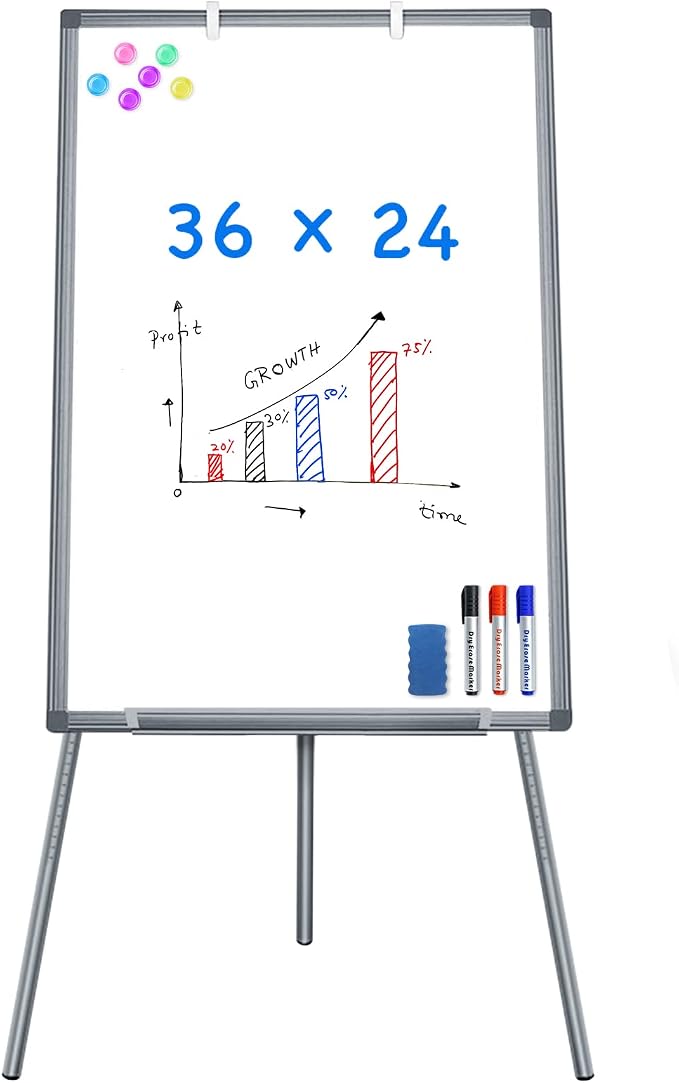 Easel Whiteboard by Maxtek