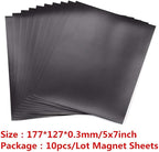 10 Pack Sturdy Clear Plastic Envelope Storage Pockets & 10Pack Rubber Soft - Image 3