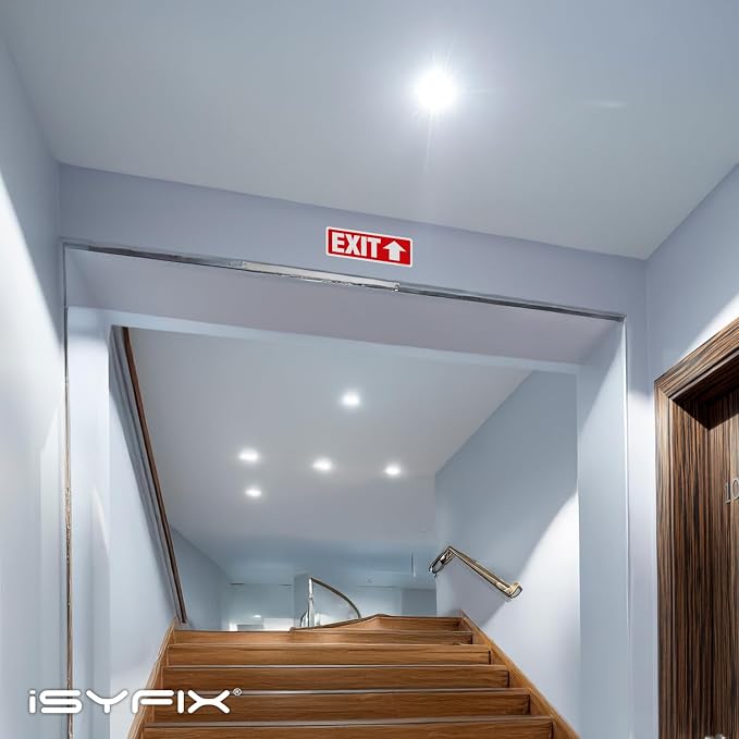 iSYFIX Exit Signs 12 Pack 12x4 Inch - Image 6